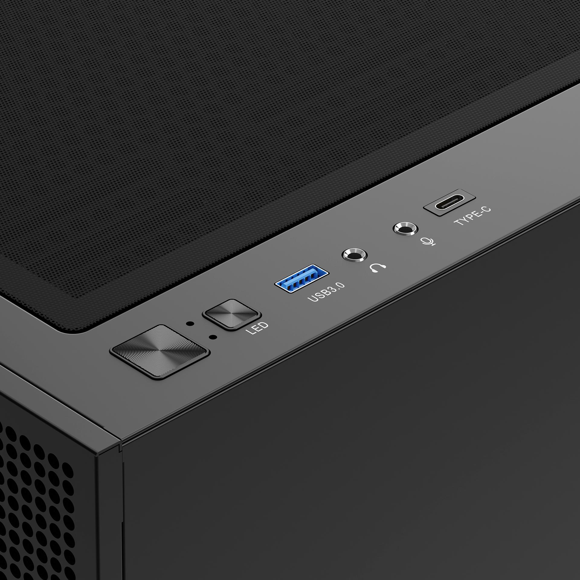 GAMDIAS Talos M3 Mesh Case - Tempered Glass Casing - Image 7