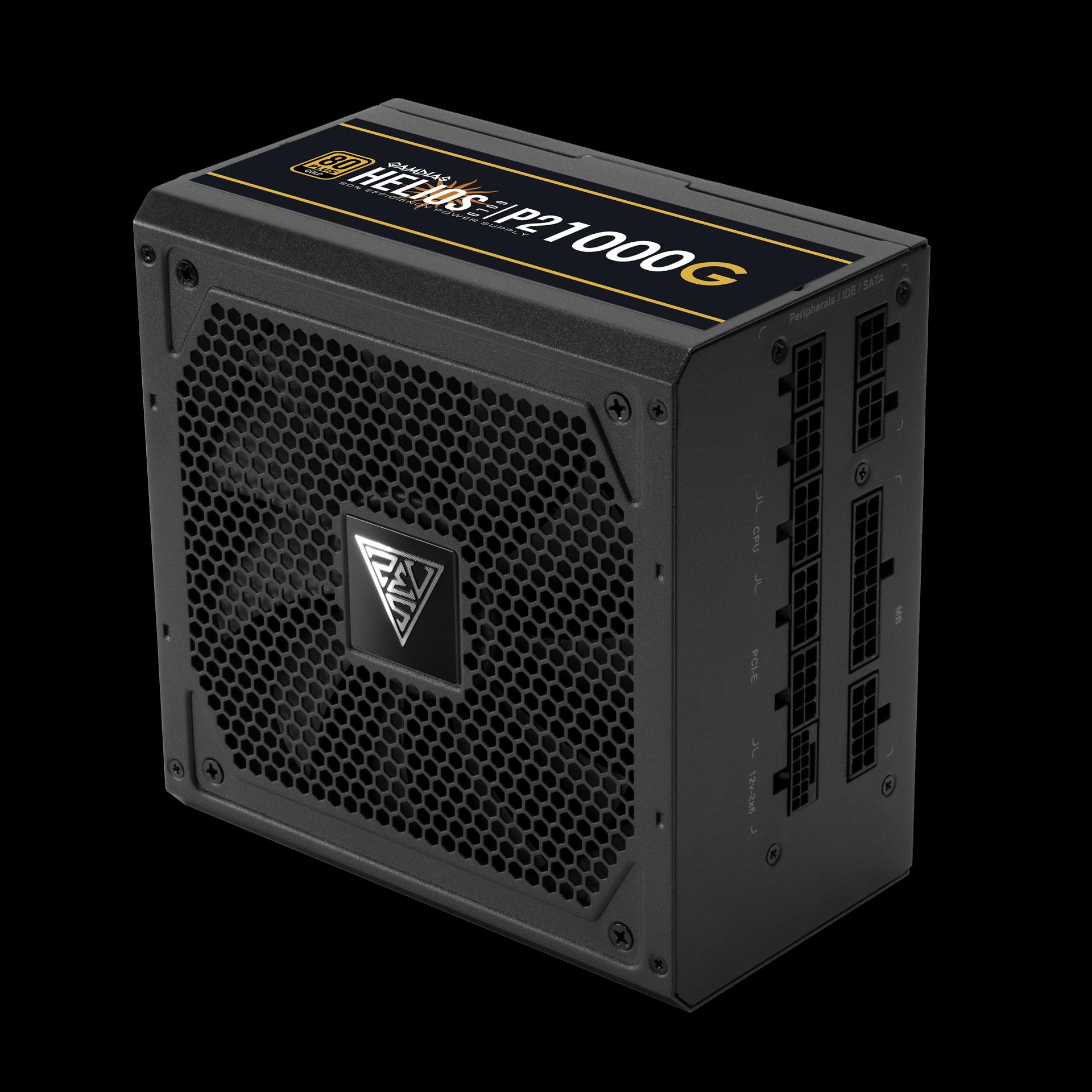 GAMDIAS Helios P2-1000G 1000W ATX 3.1 PCIE5 PSU - Power Supply 1000 Watt 80+ Gold Full Modular - Image 3