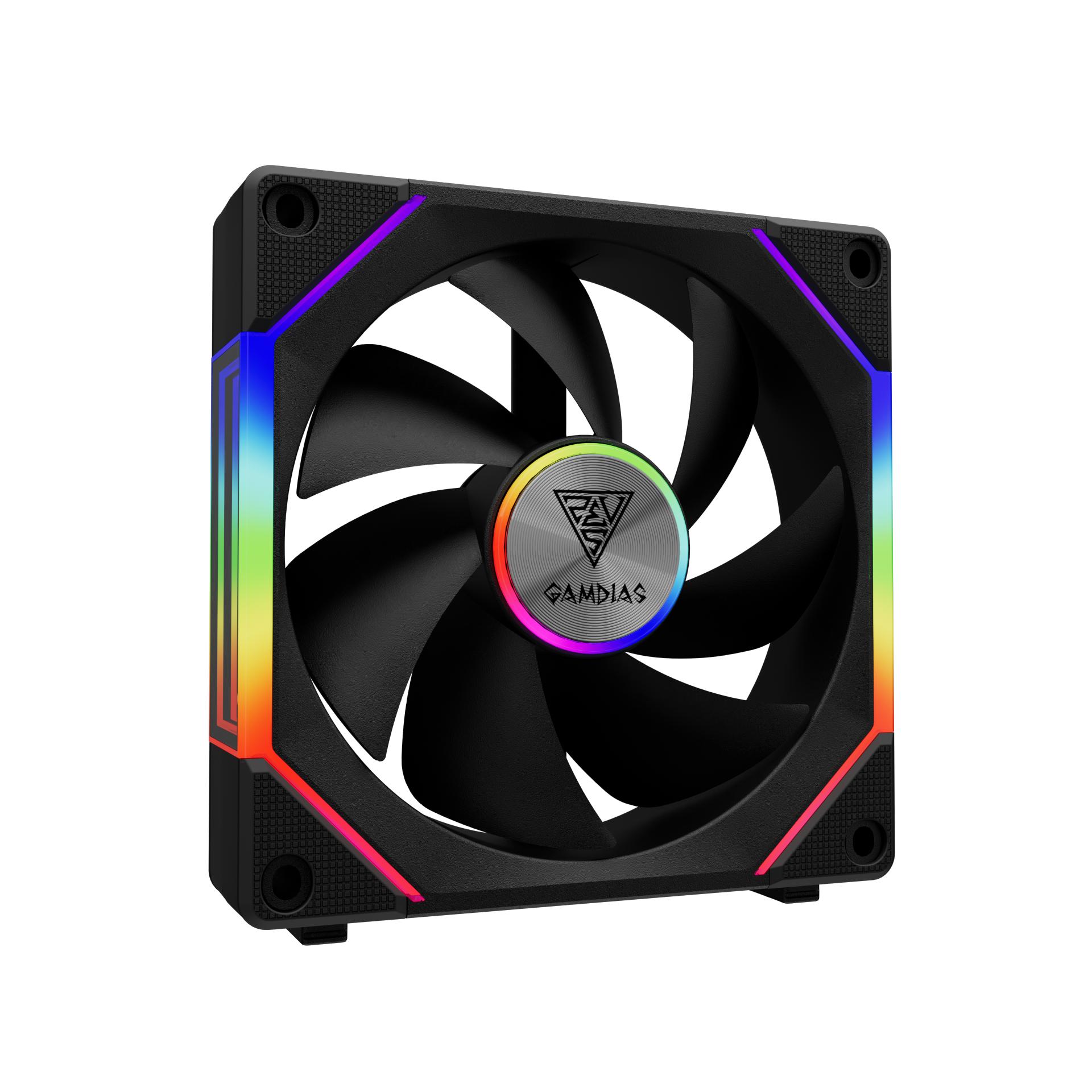 GAMDIAS Aeolus P2-1201 ARGB PWM Cooler Fan Case - Fan Casing 120mm - Image 5