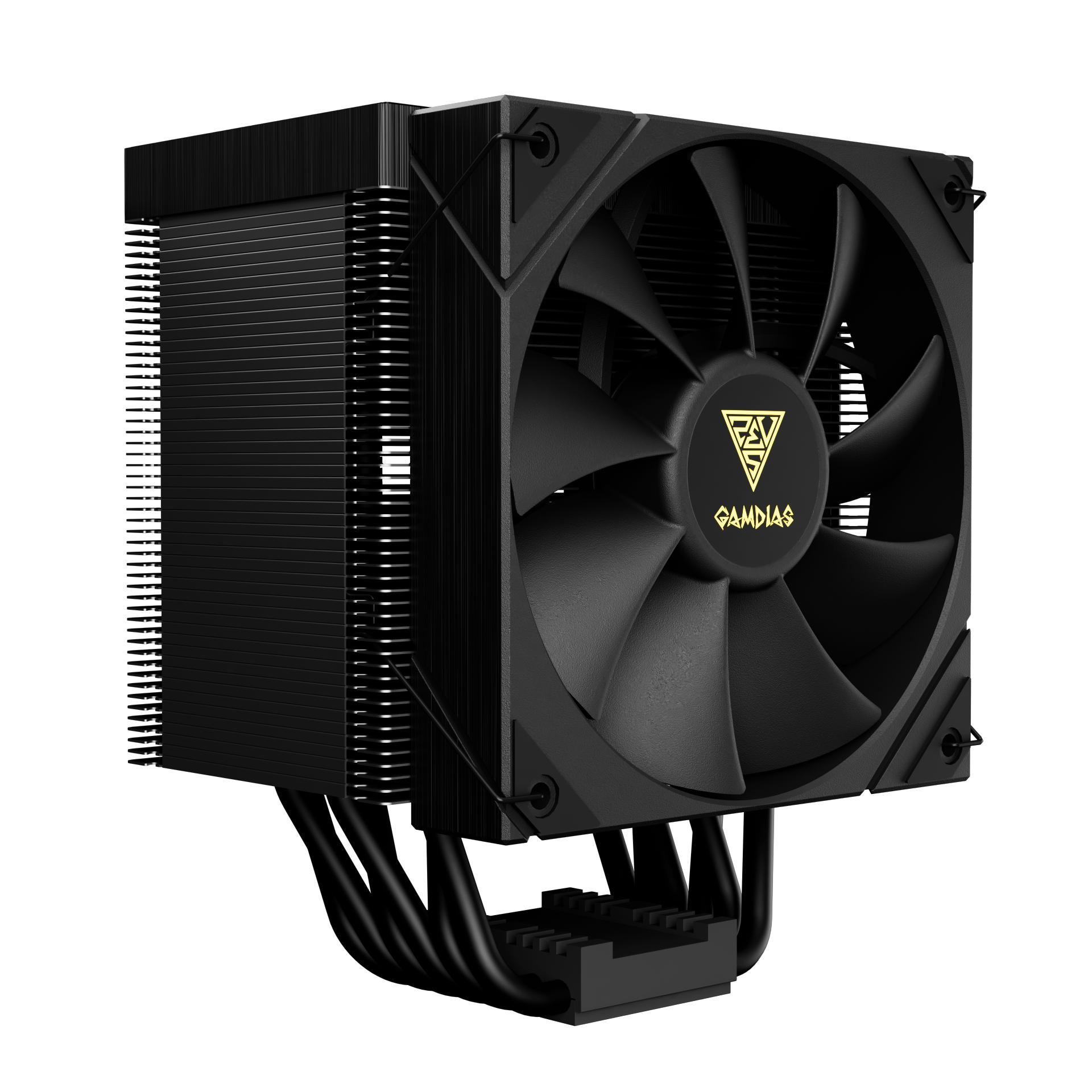 GAMDIAS Boreas M2-61L - CPU Air Cooler Fan Intel & AMD with IPS LCD Display - Image 4