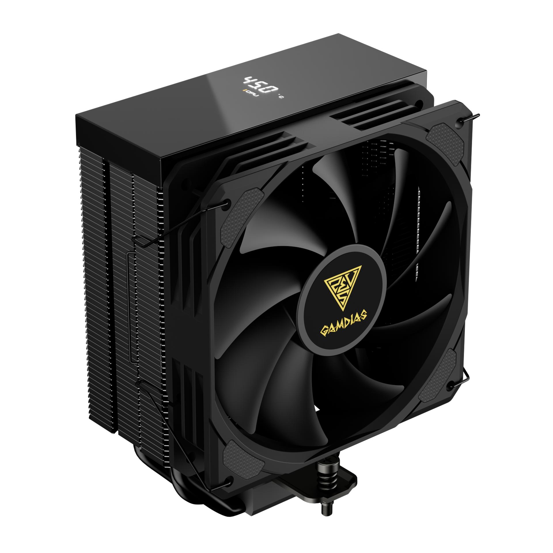 GAMDIAS Boreas M2-51D - CPU Air Cooler Fan Intel & AMD with Digital Display - Image 2