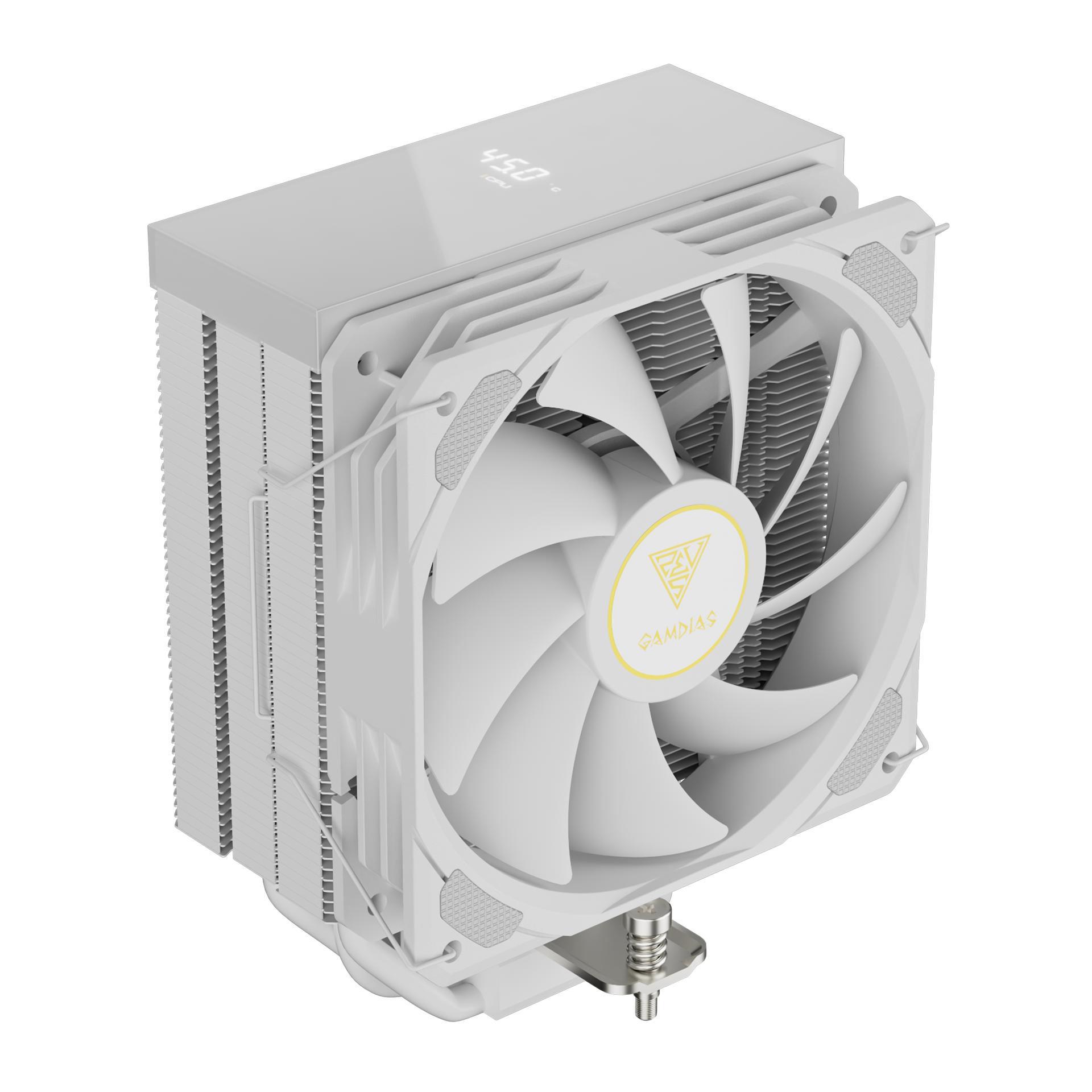 GAMDIAS Boreas M2-51D - CPU Air Cooler Fan Intel & AMD with Digital Display - Image 3