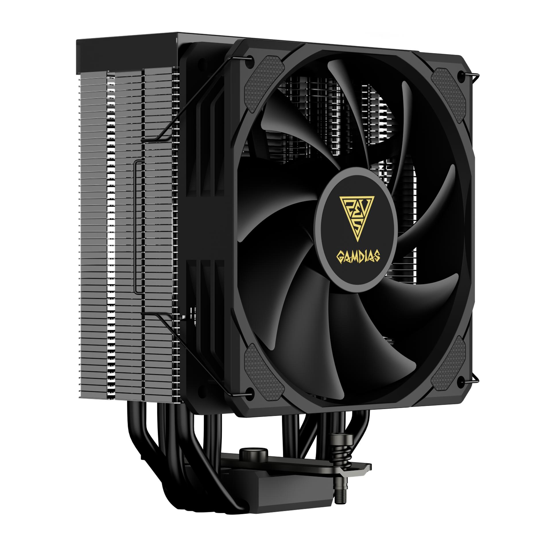 GAMDIAS Boreas M2-51D - CPU Air Cooler Fan Intel & AMD with Digital Display - Image 4