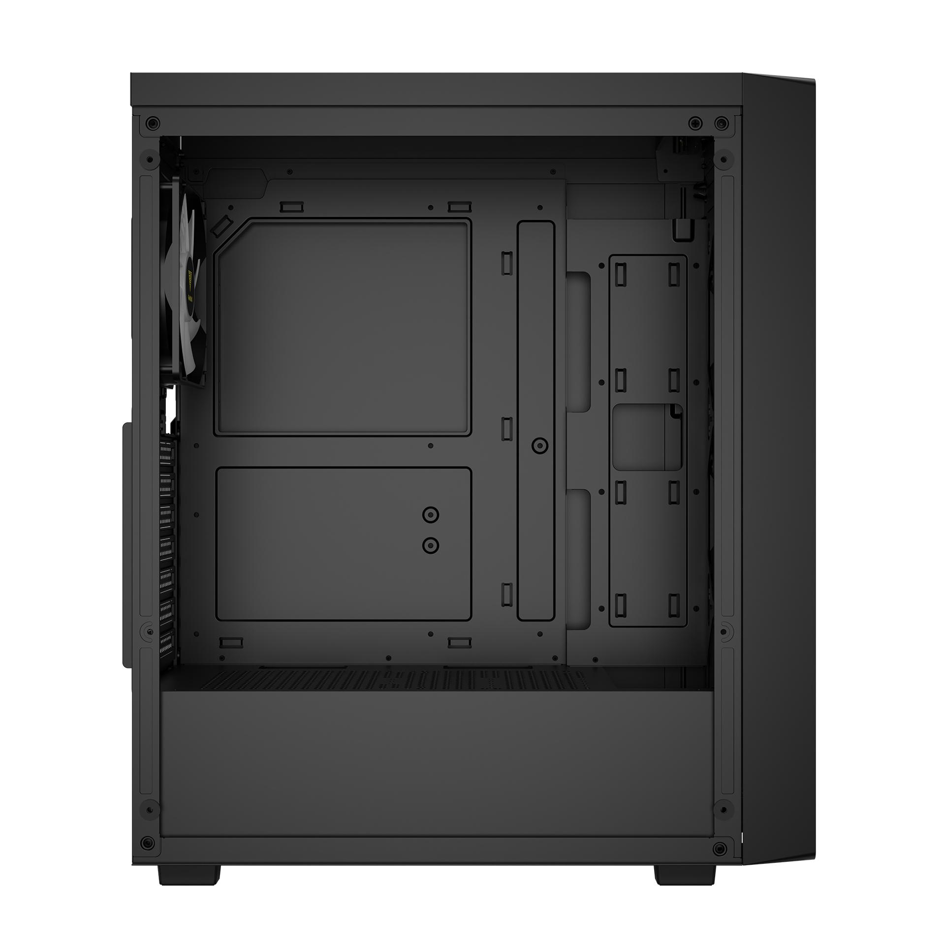 GAMDIAS Aura GC4 Elite ARGB Case - Tempered Glass Casing - Image 6