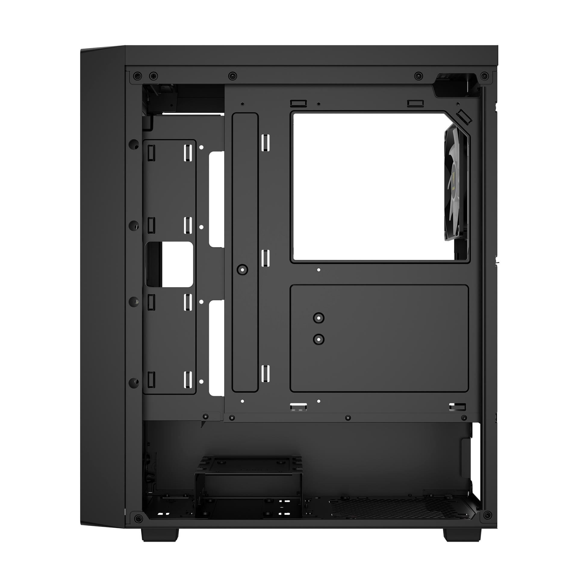 GAMDIAS Aura GC4 Elite ARGB Case - Tempered Glass Casing - Image 7