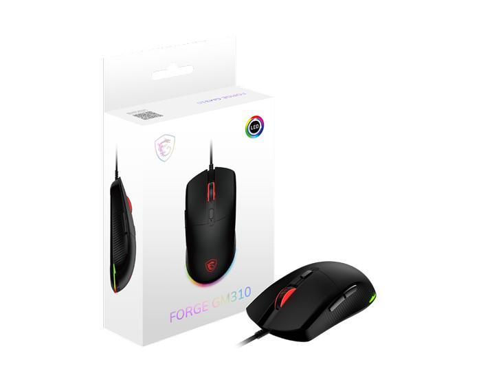 MSI Forge GM310 RGB - Optical Gaming Mouse - Image 2