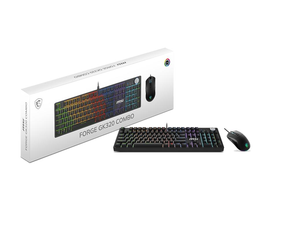 MSI Forge GK320 Combo Keyboard Gaming Mechanical + Mouse RGB - Image 2