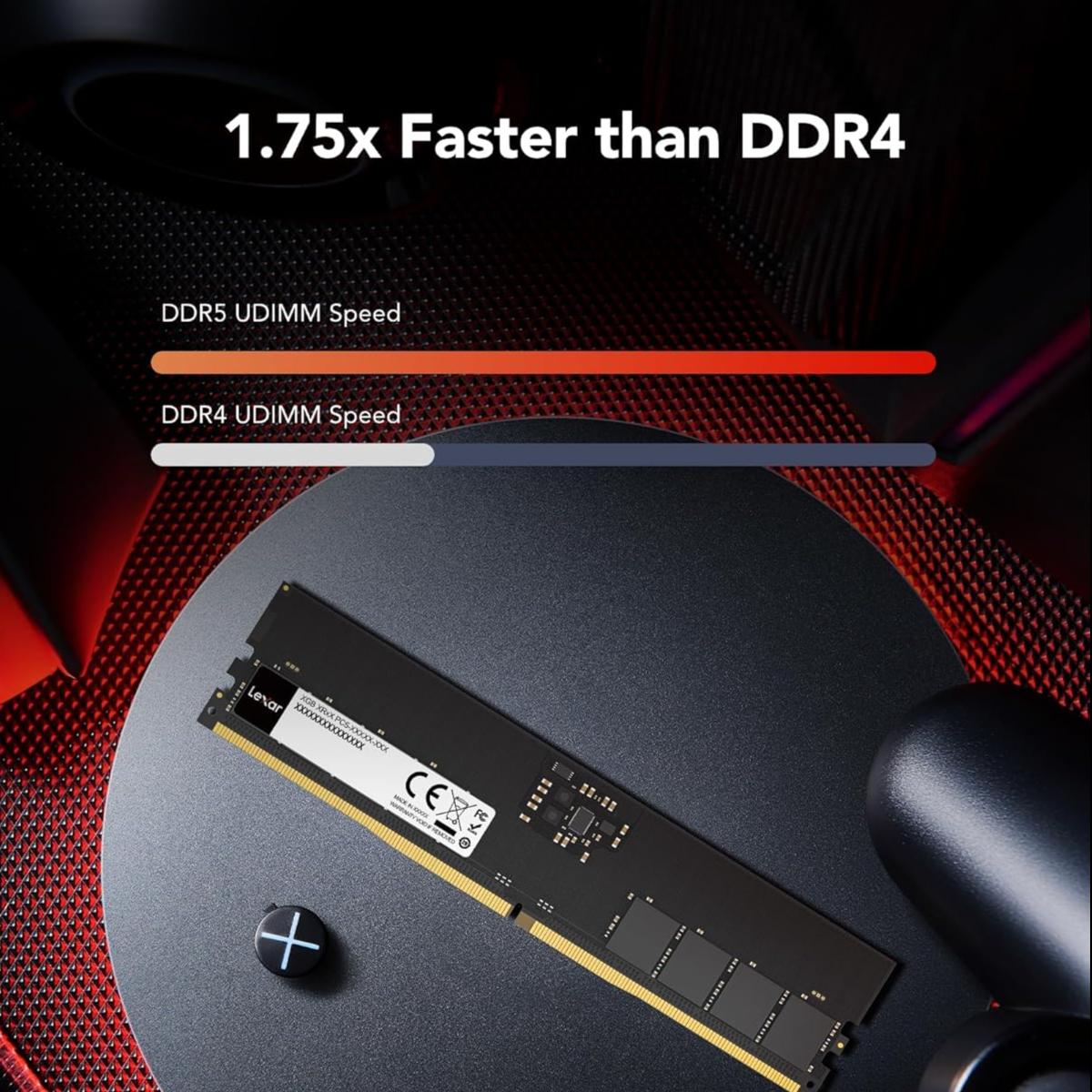 Memory Lexar Longdimm DDR5 PC44800 5600Mhz 16GB Ram - Image 2