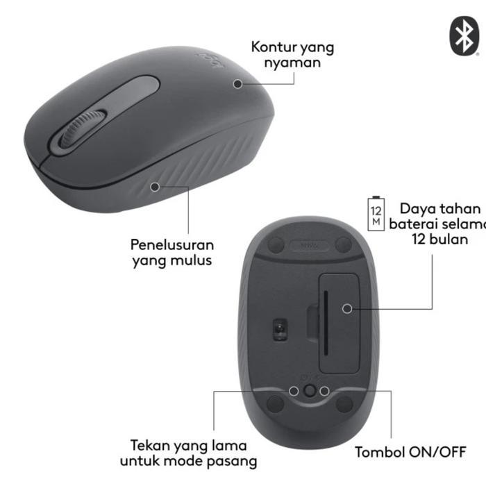 Logitech Wireless Bluetooh Optical Mouse M196 - Image 5