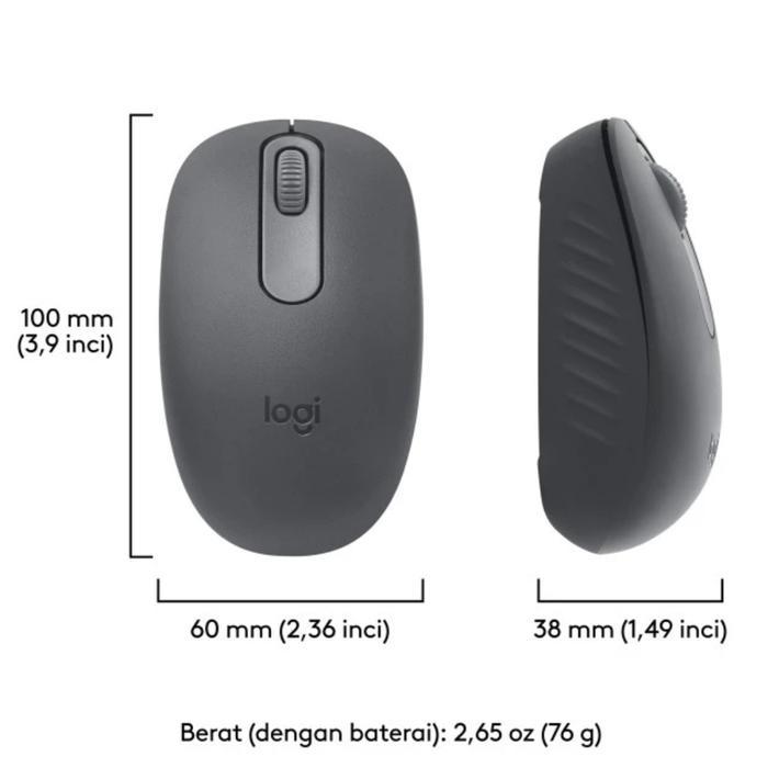Logitech Wireless Bluetooh Optical Mouse M196 - Image 6