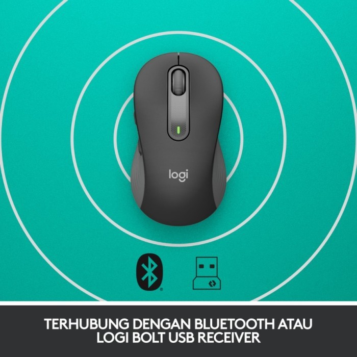 Logitech Wireless Bluetooh Optical Mouse M650 Signature Silent Click - Image 3