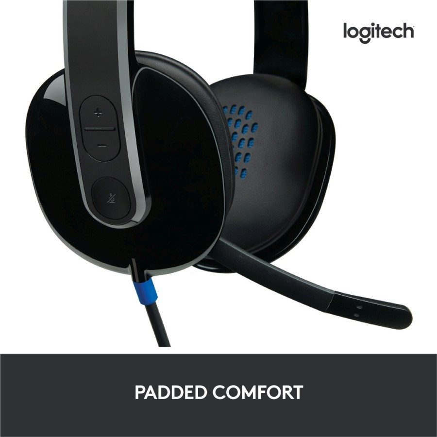 Logitech H540 USB Computer Headset/ Headphone With Microphone - Image 4
