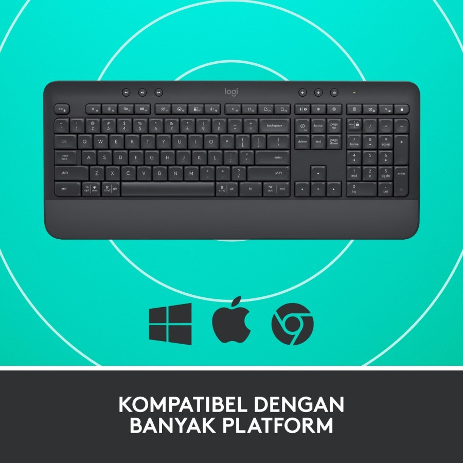 Logitech Wireless Bluetooth Keyboard K650 Signature - Image 5