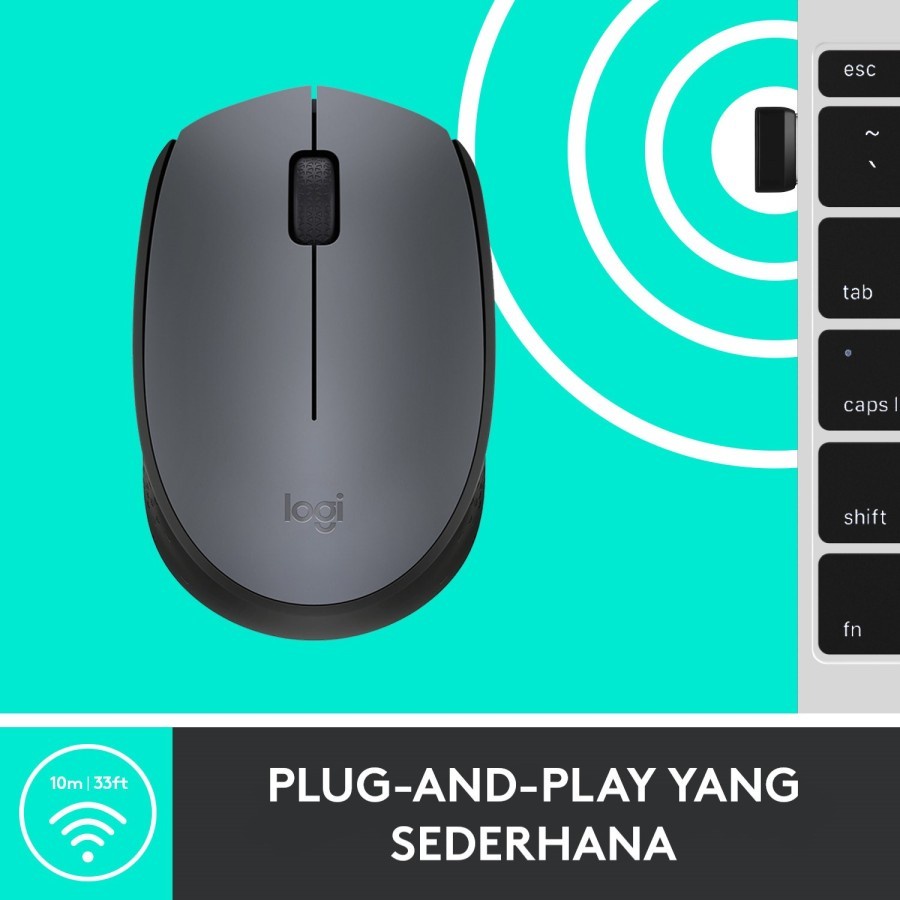 Logitech Wireless Optical Mouse M171 - Image 3