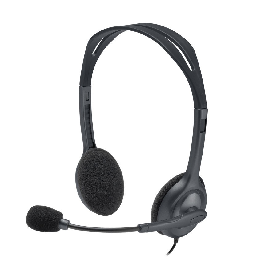 Logitech Stereo Business Headset/ Headphone H111 With Microphone - Image 4