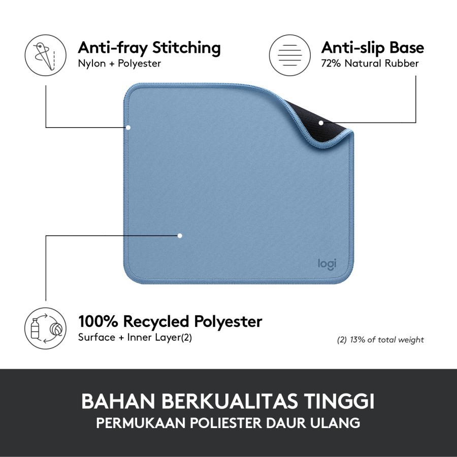 Logitech Mousepad Studio Series - Soft Mouse Pad - Image 2