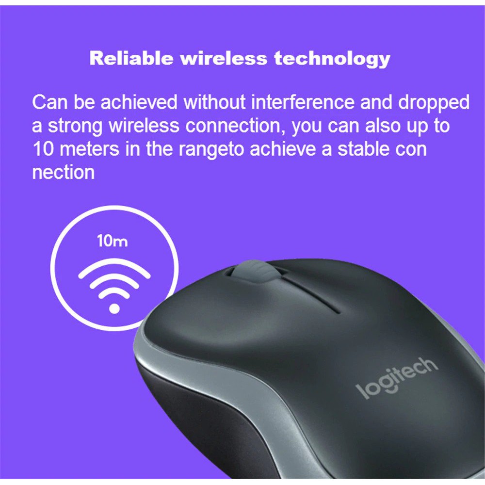 Logitech Wireless Optical Mouse M185/ M 185 - Image 3