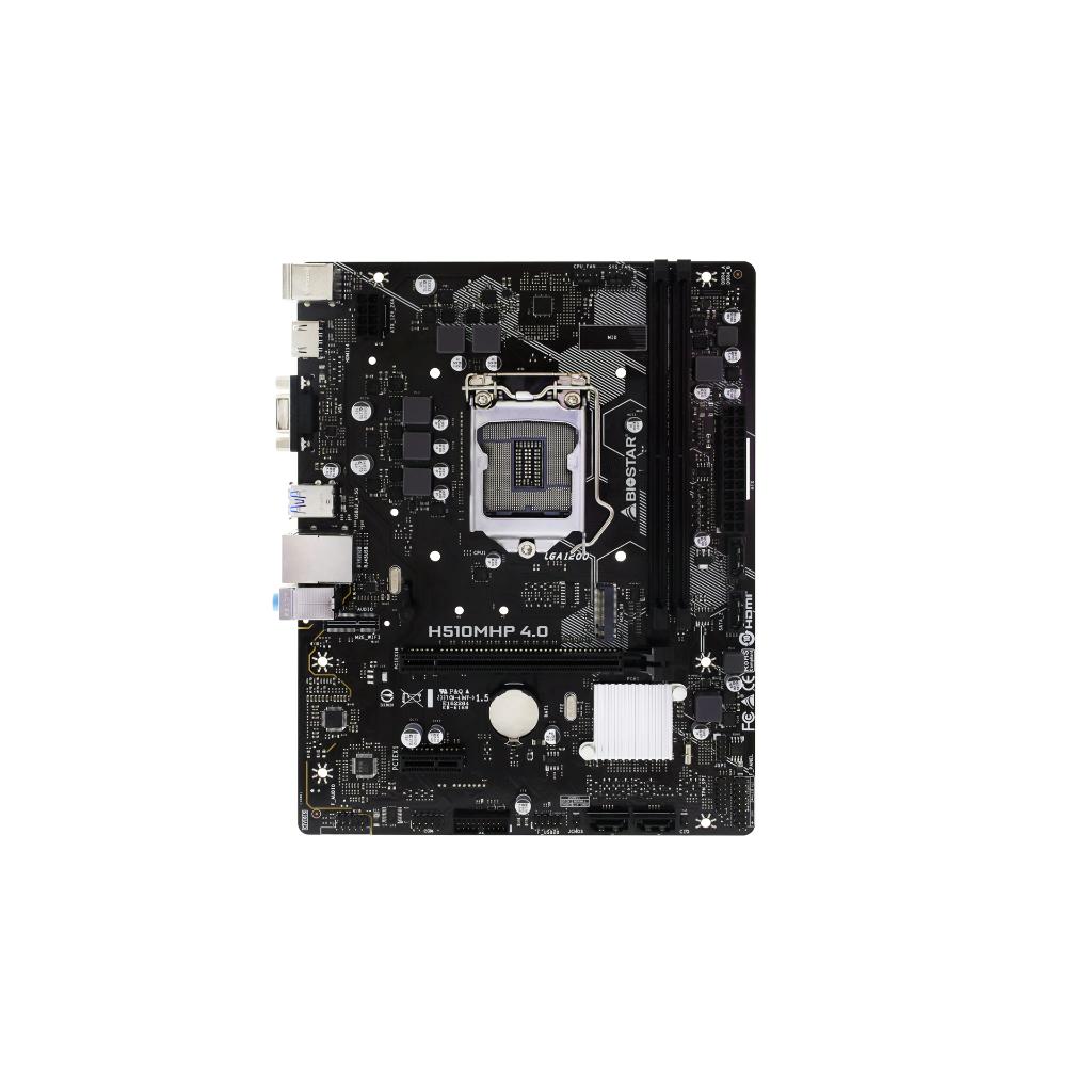 Motherboard BIOSTAR H510MHP (LGA1200, H610, DDR4, USB3.2, SATA3) - Image 2