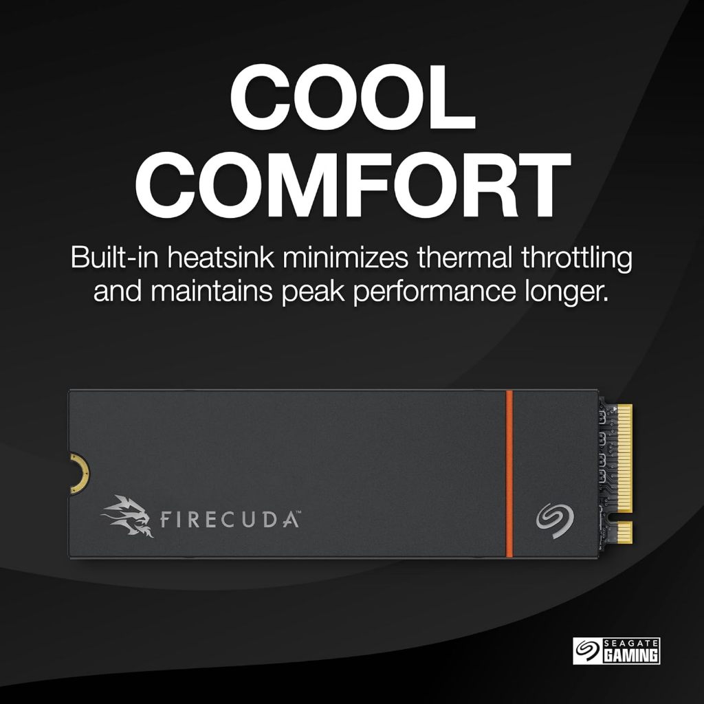Seagate Firecuda SSD 530R Refresh M.2 Pcie Nvme 2280 2TB With Heatsink - Image 2