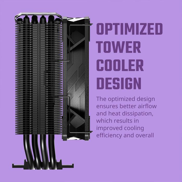 Cooler Master Hyper 212 Pro - CPU Air Cooler Fan Intel & AMD - Image 5