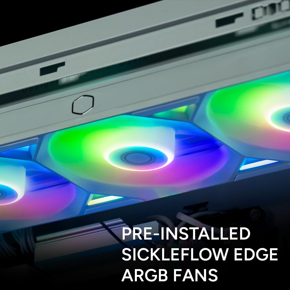 Cooler Master MasterLiquid ML360 Atmos II 360 ARGB - CPU AIO Liquid Cooler Fan 360mm with Pixel LED Display - Image 4