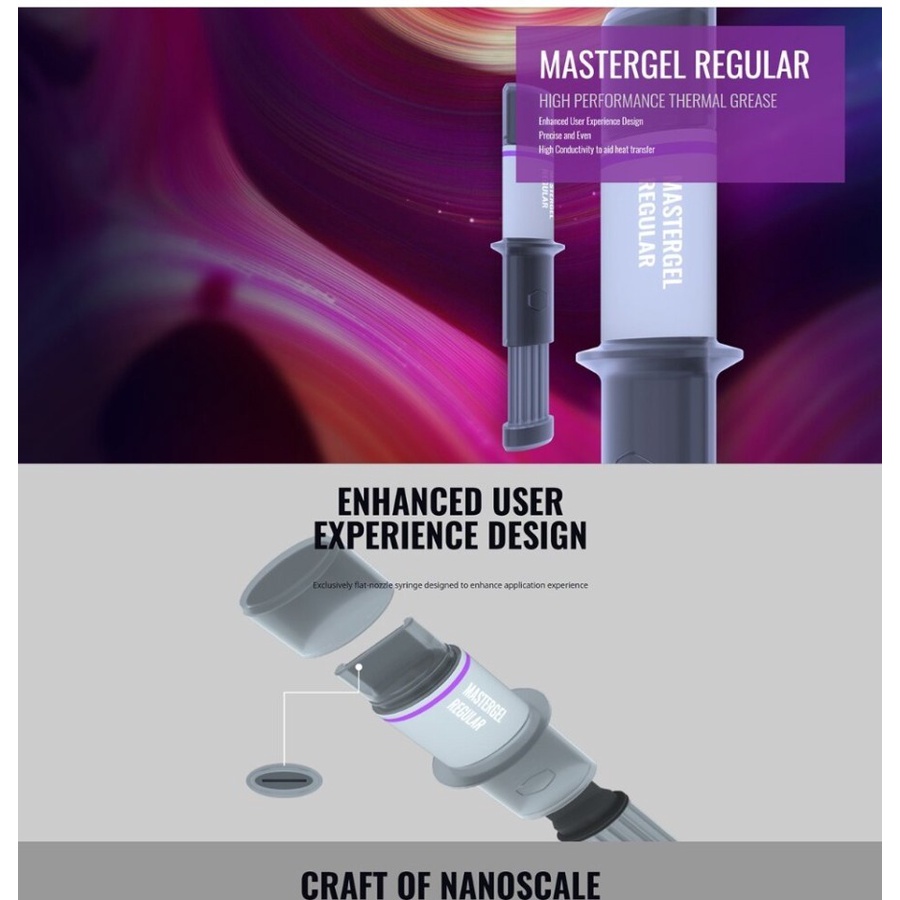 Cooler Master MasterGel Regular New - Thermal Paste Grease - Image 4