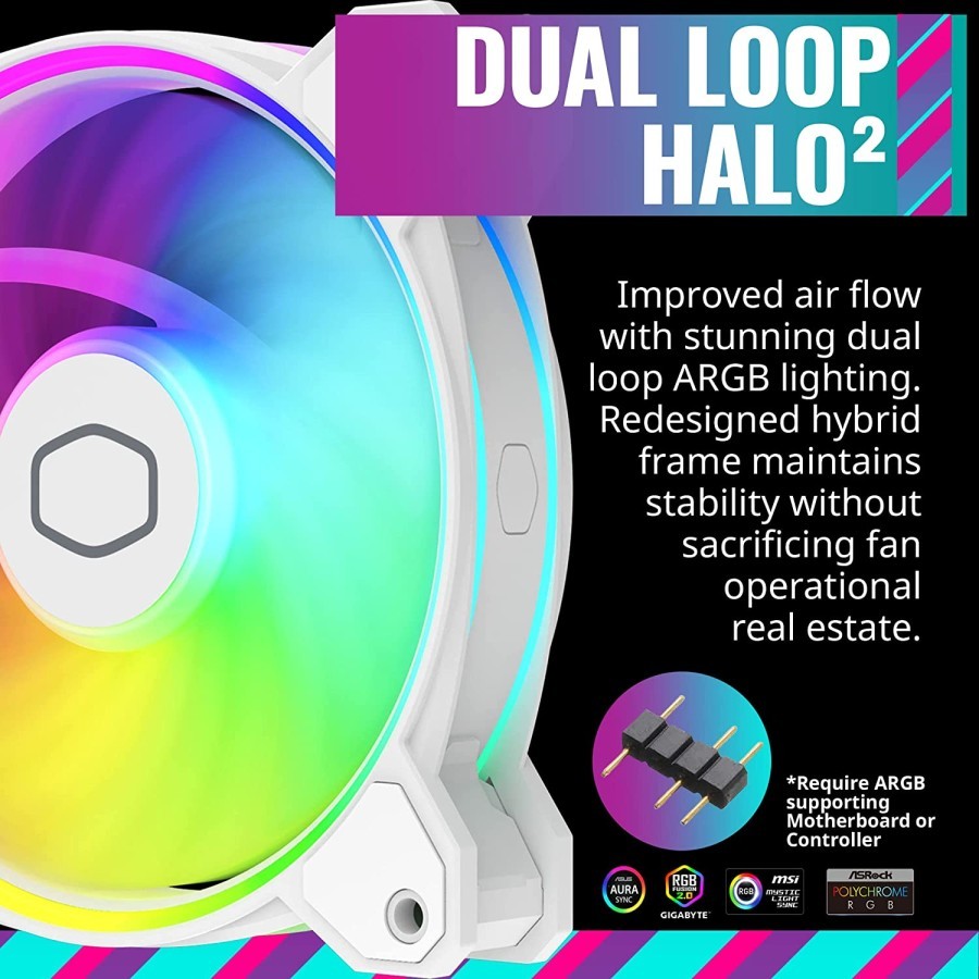 Cooler Master MasterFan MF140 HALO2 Case Fan - Image 3