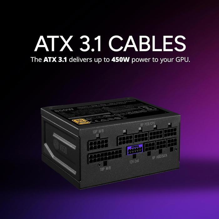 Cooler Master V750 SFX Gold ATX 3.1 PCIE5 750W PSU - Power Supply 750 Watt 80+ Gold Full Modular - Image 7