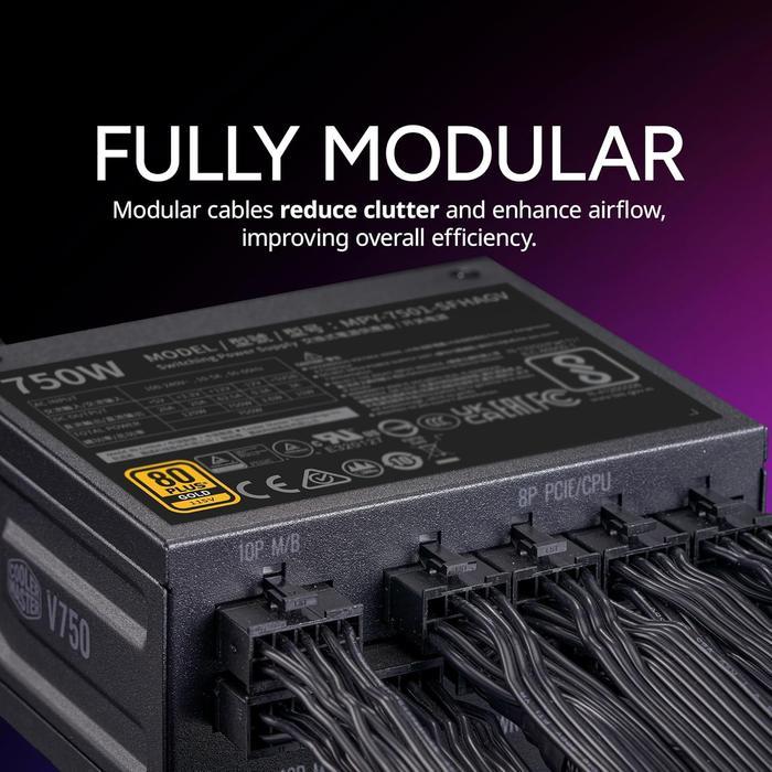 Cooler Master V850 SFX Gold ATX 3.1 PCIE5 850W PSU - Power Supply 850 Watt 80+ Gold Full Modular - Image 2