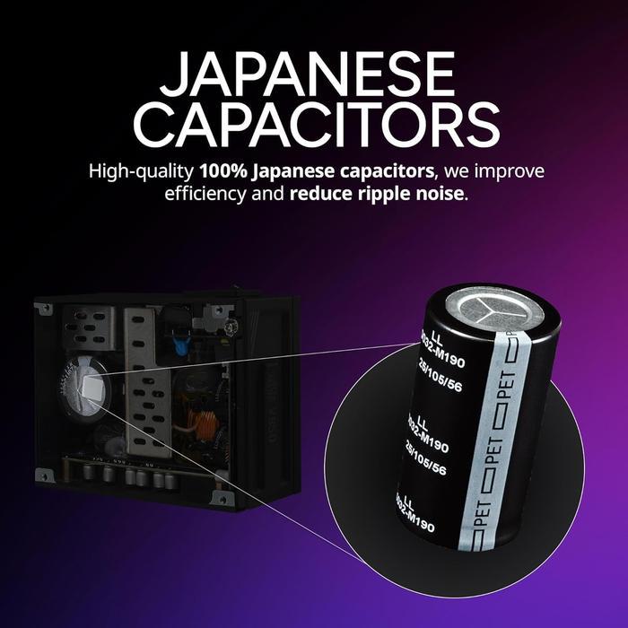 Cooler Master V850 SFX Gold ATX 3.1 PCIE5 850W PSU - Power Supply 850 Watt 80+ Gold Full Modular - Image 3