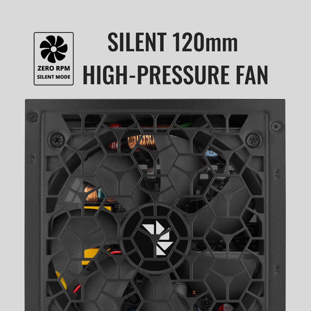 Aerocool Aero Bronze 650W ATX 3.1 PSU - Power Supply 650 Watt 80+ Bronze - Image 3