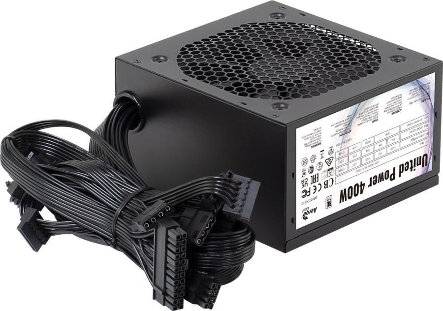 Aerocool United Power 400W PSU - Power Supply 400 Watt 80+ White - Image 2