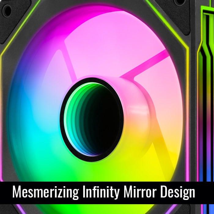 Aerocool Phantom M-3 ARGB Cooler Fan Case 120mm - Fan Casing 12cm - Image 2