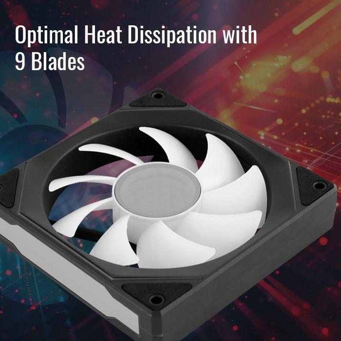 Aerocool Phantom M-3 ARGB Cooler Fan Case 120mm - Fan Casing 12cm - Image 4