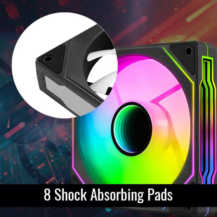 Aerocool Phantom M-3 ARGB Cooler Fan Case 120mm - Fan Casing 12cm - Image 5