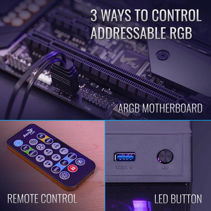 Aerocool Cooler Fan Case Saturn 12F ARGB PRO - Fan Casing 12cm 3 in 1 - Image 4