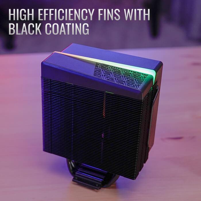 Aerocool CPU Cooler Fan Cylon 4F ARGB - Socket Intel/ AMD - Image 6