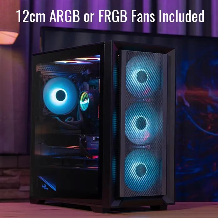 Aerocool Gaming CPU Case Tern Mini V2 ARGB - Tempered Glass Casing - Image 2