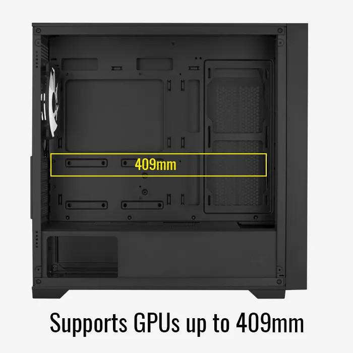 Aerocool Gaming CPU Case Tern Mini V2 ARGB - Tempered Glass Casing - Image 6
