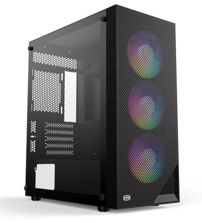 PCCOOLER C3 B310 Case - Tempered Glass Casing - Image 2