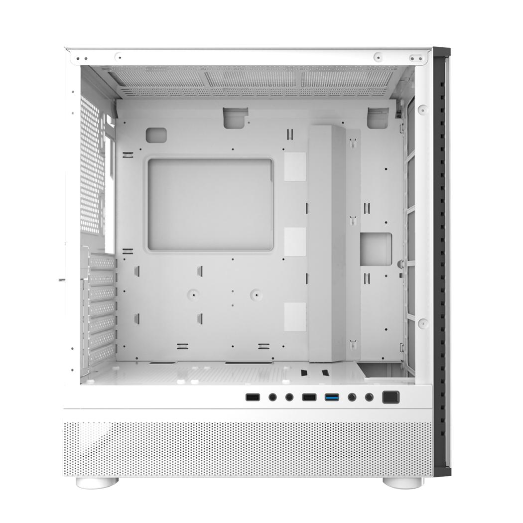 PCCOOLER Master ME200 Mesh Case - Tempered Glass Casing - Image 6