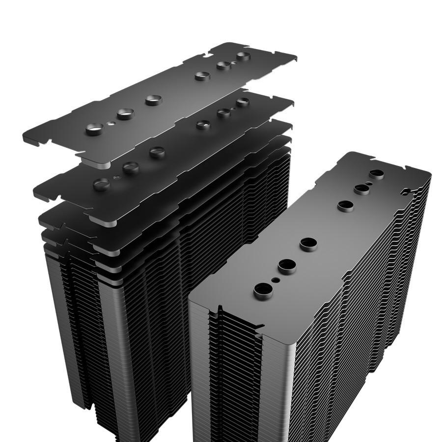 PCCOOLER GameIce G6 Black - Dual Tower CPU Air Cooler Fan - Image 3