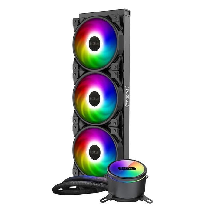 PCCOOLER GI-CX360 ARGB - CPU AIO Cooler Liquid Fan - Image 4