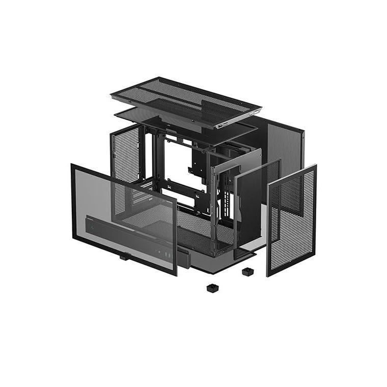 DeepCool CH260 M-ATX PC CPU Case - Tempered Glass Casing - Image 4