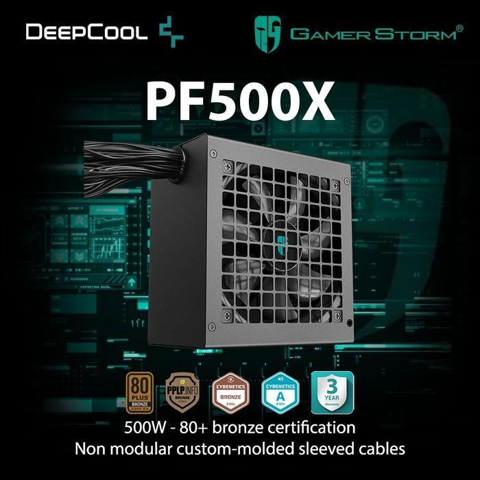 DeepCool Gamerstorm PF500X 500W PSU - Power Supply 500 Watt 80+ Bronze - Image 2