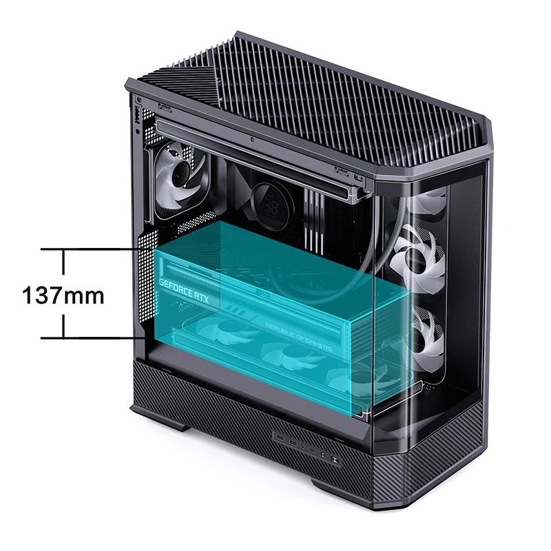 Jonsbo D400 Case  - Tempered Glass Casing - Image 7