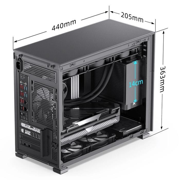 Jonsbo D31 Mesh Case  - Tempered Glass Casing - Image 4