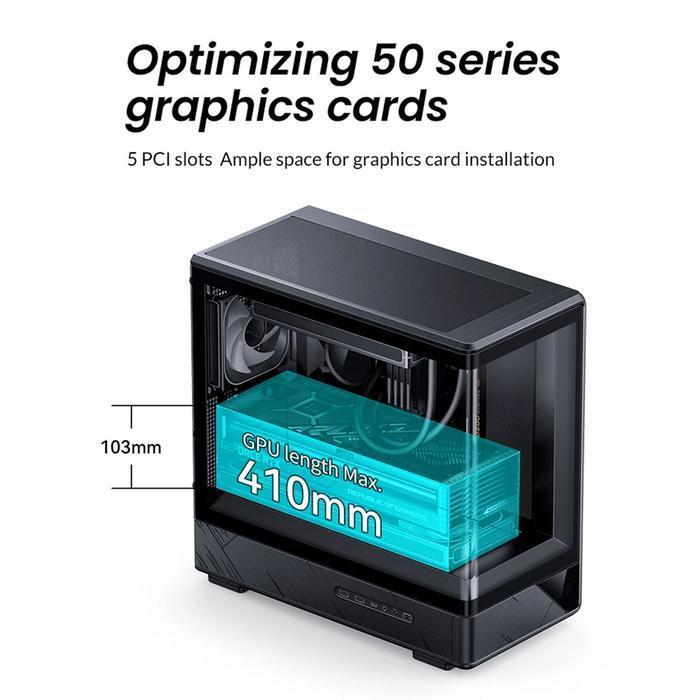 Jonsbo D200 Case - Tempered Glass Casing - Image 4