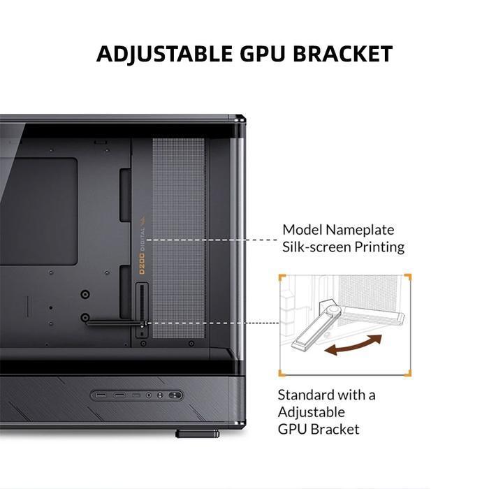 Jonsbo D200 Case - Tempered Glass Casing - Image 7