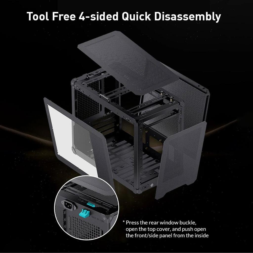 Jonsbo C6 Mesh Case  - Tempered Glass Casing - Image 5